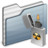 Burnable Folder graphite Icon